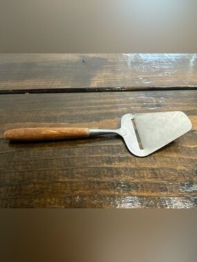 Vintage Cheese Slicer with Wooden Handle from Norway MCM